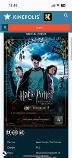 2 places kinepolis Harry Potter événement 20avril palace, Tickets & Billets, Événements & Festivals