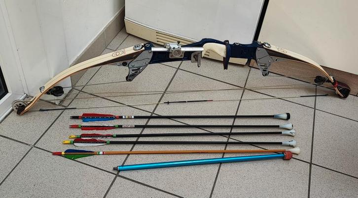 Arc à poulies, Sport en Fitness, Handboogschieten, Zo goed als nieuw, Compoundboog, Ophalen of Verzenden
