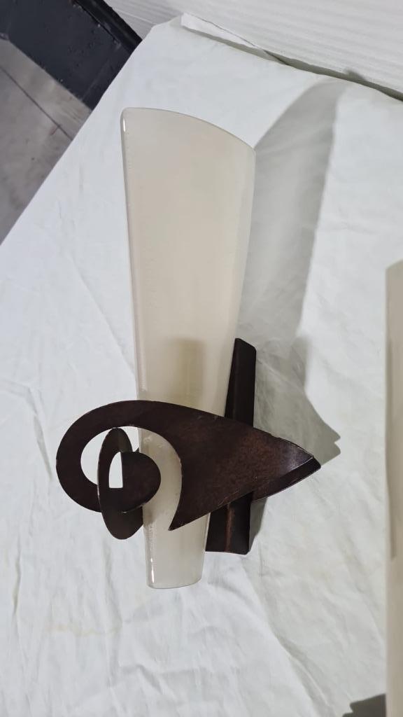 Terzani Phantom wandlamp, design Jean-Francois Crochet, 4 st, Huis en Inrichting, Lampen | Wandlampen, Gebruikt, Glas, Ophalen of Verzenden