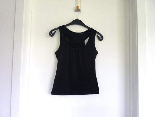 Zwarte top met bloem borduursel Maat S, Vêtements | Femmes, Tops, Taille 36 (S), Enlèvement ou Envoi