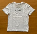 T-shirt blanc Calvin Klein - 9 ans - 12€, Ophalen of Verzenden, Zo goed als nieuw, Calvin Klein, Jongen