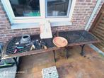 2 gietijzeren tafels gratis, Ophalen, Zo goed als nieuw