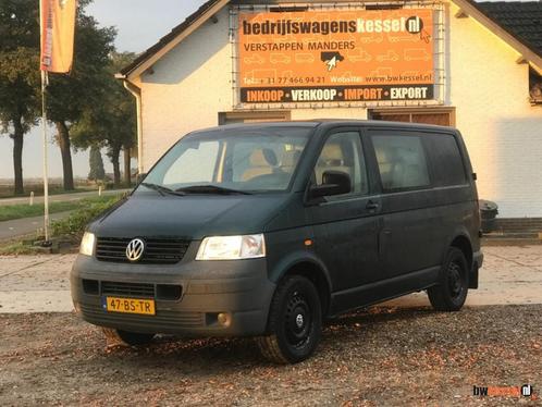 Volkswagen Transporter T5 1.9 TDI 77kW Euro 4 L1H1 DC 5-Pers, Auto's, Bestelwagens en Lichte vracht, Bedrijf, ABS, Airconditioning