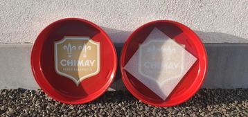 2 dienbladen / plateaus van Chimay beschikbaar voor biedingen