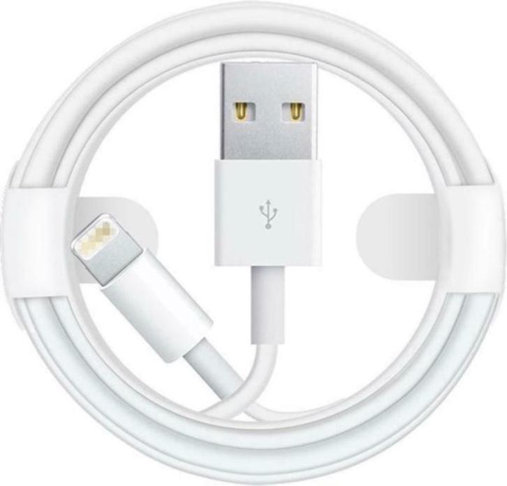 Originele iphone lightning kabel 14 pro max, 13, 12 11, XS 8, Telecommunicatie, Mobiele telefoons | Toebehoren en Onderdelen, Nieuw