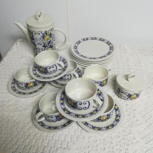 Villeroy & Boch CADIZ -Service café - 6 personnes- Ass. incl, Antiquités & Art, Antiquités | Céramique & Poterie, Enlèvement ou Envoi