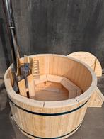 Houten hottub diameter 160 houtgesookt, Tuin en Terras, Ophalen