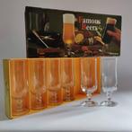 bierglas Famous Beers 6 stuks originele doos, Verzamelen, Glas en Drinkglazen, Ophalen of Verzenden, Bierglas