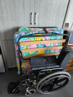 Plooibed, Ophalen, 90 cm, Eenpersoons, Zwart