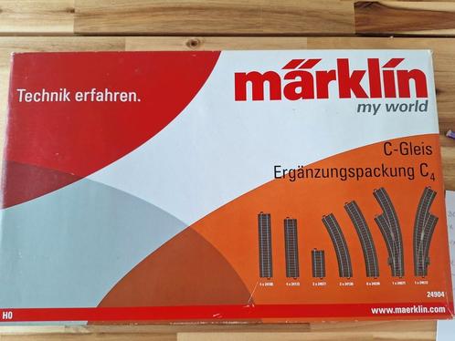 Marklin 24904 railkoffer, Hobby en Vrije tijd, Modeltreinen | H0, Gebruikt, Rails, Ophalen of Verzenden