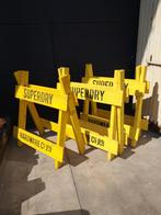 Stoere industriële houten schraaghek, Diversen, Ophalen, ., ., .
