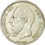 Munt, België, Leopold II, 5 Frank, 5 Frank, 1867, Punt, Postzegels en Munten, Ophalen