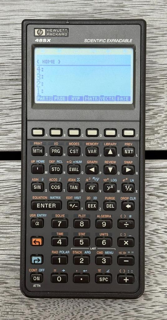 Hewlett Packard - HP 48SX - Calculatrice graphique - Vintage, Divers, Calculatrices, Utilisé, Calculatrices graphique, Enlèvement ou Envoi