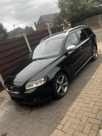Volvo V50 euro 5, Auto's, Euro 5, Zwart, Zwart, Leder