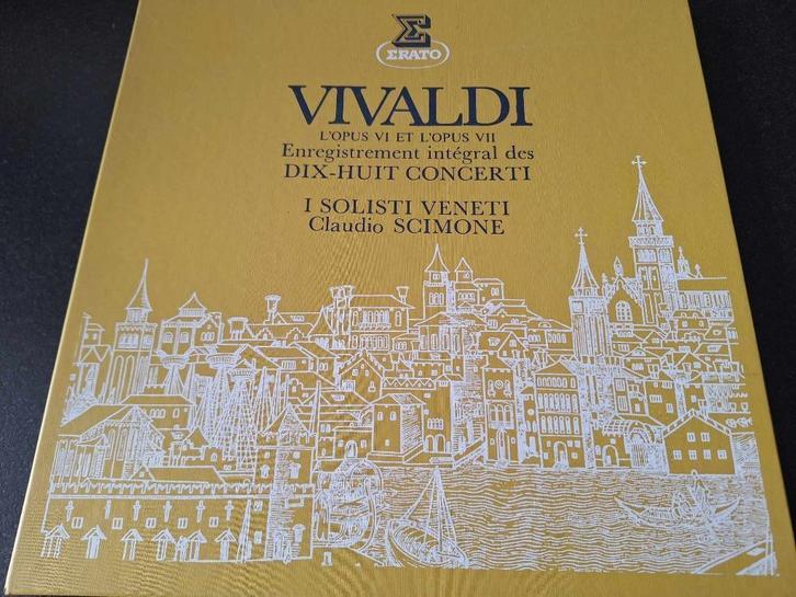 Vivaldi / Scimone - Les Dix-Huit Concerti Box 3 x Lp's Vinyl, Cd's en Dvd's, Vinyl | Klassiek, Gebruikt, Barok, Kamermuziek, 12 inch