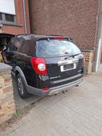 Vrak chevrolet captiva ls, Auto's, Chevrolet, Zwart, Zwart, Leder, Particulier