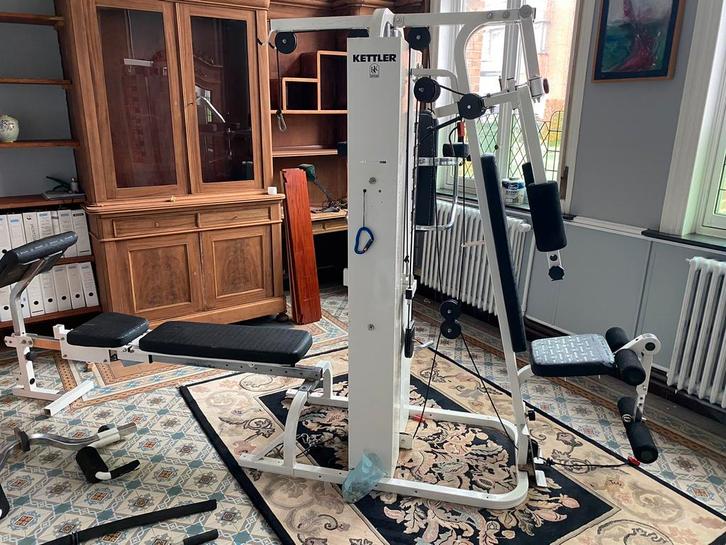 Multi fitness center/ home gym/ fitnesstoestel (kettler), Sport en Fitness, Fitnessmaterialen, Zo goed als nieuw, Ophalen