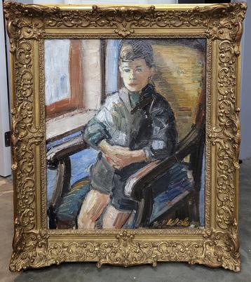 Henri Victor WOLVENS, Jean-Pierre à la fenêtre beschikbaar voor biedingen