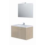 Meuble de salle de bain Allibert Smart Pack 80 cm sable, Bricolage & Construction, Pierre, Lavabo, Enlèvement, Neuf