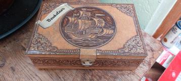 Très ancienne boite en étain rare Beukelaer, Enlèvement ou Envoi, Comme neuf, Biscuits
