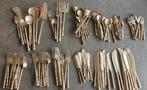 120-delig Vintage brons/goud bestek Bamboo / Thailand, Antiek en Kunst, Ophalen