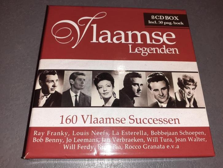 VLAAMSE LEGENDEN, 8 cd box, Cd's en Dvd's, Cd's | Nederlandstalig, Zo goed als nieuw, Levenslied of Smartlap, Ophalen of Verzenden
