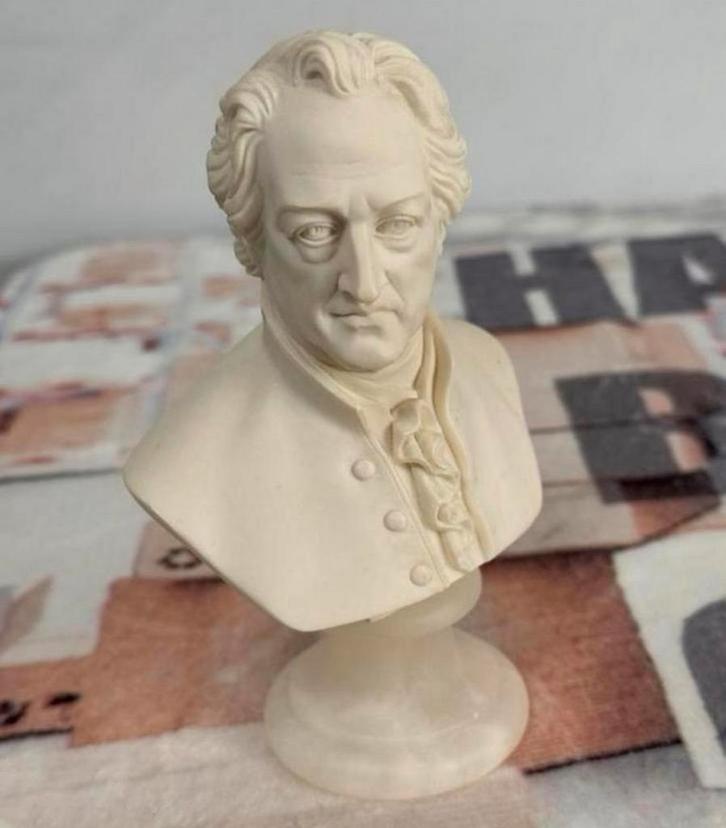 Johann Wolfgang van von Goethe A. Giannelli Bust 1969 buste, Antiek en Kunst, Kunst | Beelden en Houtsnijwerken, Ophalen of Verzenden