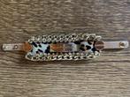 brede armband met tijgerprint, Ophalen, Zo goed als nieuw