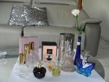 bouteilles de parfum, vides, collection, Enlèvement ou Envoi, Utilisé, Bouteille de parfum