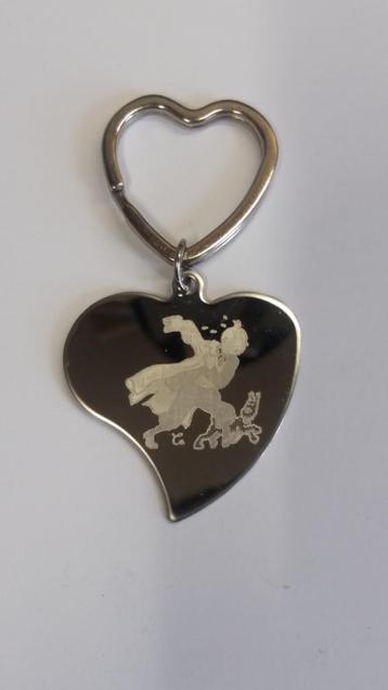 Stalen sleutelhanger: TINTIN beschikbaar voor biedingen