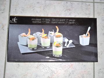 Set / service pour aperitif 17 pièces, Enlèvement ou Envoi, Neuf, Service complet