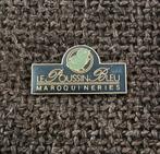 PIN - LE POUSSIN BLEU - MAROQUINERIES, Envoi, Utilisé, Autres sujets/thèmes, Insigne ou Pin's