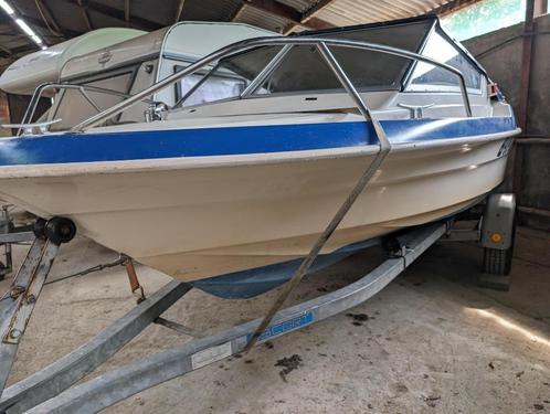 Motorboot Skipsplast, Watersport en Boten, Motorboten en Motorjachten, Gebruikt, Polyester, Tot 6 meter, Benzine, Buitenboordmotor