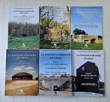 La position fortifiée de Liège - Tome 1,2,3,4,5,6 beschikbaar voor biedingen