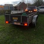 Aanhangwagen dubbelas met papieren, Enlèvement, Comme neuf