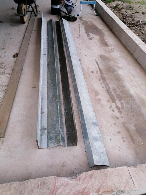 L-profielen metaal  1 stuk van elk, Doe-het-zelf en Bouw, Metalen, Gebruikt, IJzer, Ophalen