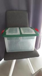 3 Boites rangement en plastique, Enlèvement, Comme neuf