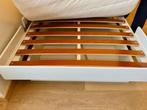 Lit 1 personne (sommier Lattoflex, cadre de lit, matelas), Ophalen, Gebruikt, Eenpersoons, Wit