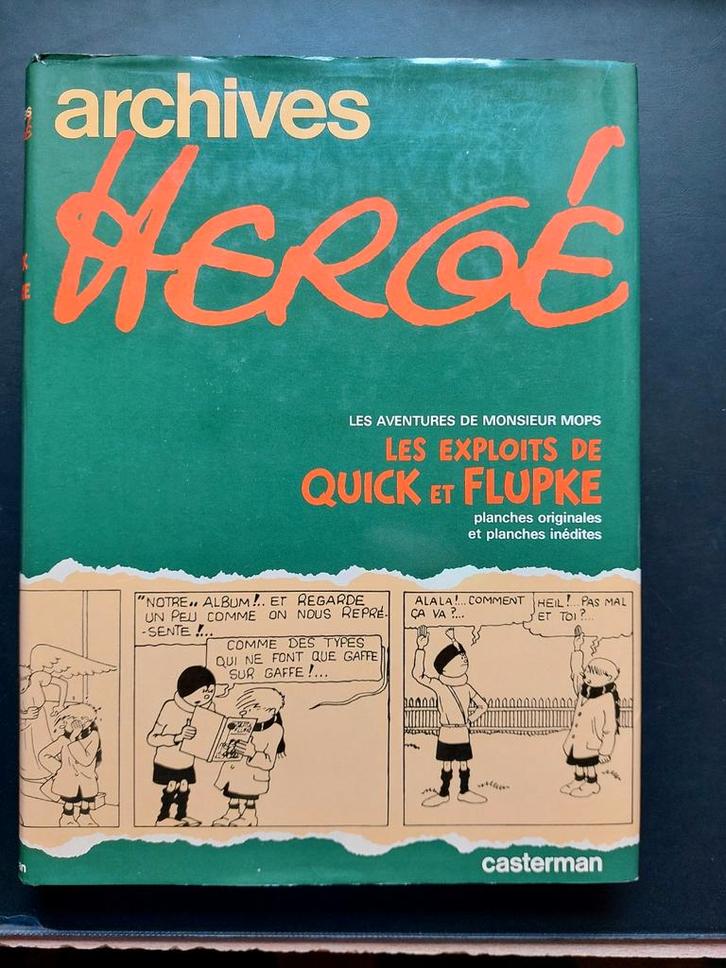 TINTIN Hergé Archives T 2 1978 Quick et Flupke, Livres, BD, Enlèvement ou Envoi