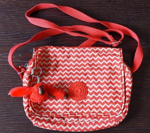 Handtasje Kipling, Handtassen en Accessoires, Tassen | Schoudertassen, Zo goed als nieuw, Kipling, Rood, Ophalen of Verzenden
