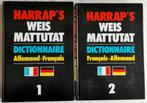 Harrap's Weis Mattutat Frans <> Duits woordenboek (2 delen), Boeken, Woordenboeken, Ophalen of Verzenden, Zo goed als nieuw, Duits