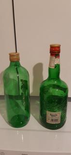 2x lege groene fles Smeets : jenever + Smeets Extra Hasselt, Verzamelen, Ophalen, Gebruikt, Verpakking