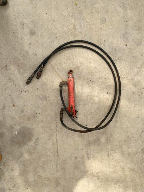 Te koop: Hydraulische cilinder met slangen, Doe-het-zelf en Bouw, Overige Doe-Het-Zelf en Bouw, Ophalen