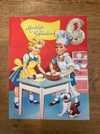 Pop-up ansichtkaart 6de verjaardag Thema bakken, Collections, Cartes postales | Thème, (Jour de) Fête, Non affranchie, 1940 à 1960