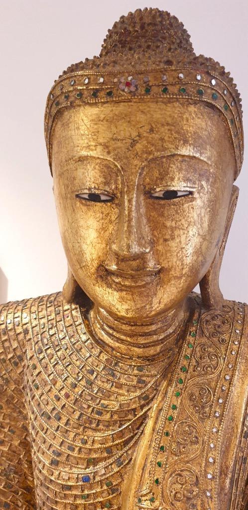 Boeddha Mandalay 1, Huis en Inrichting, Woonaccessoires | Boeddhabeelden, Zo goed als nieuw, Ophalen of Verzenden