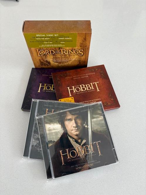 The Lord Of The Rings Trilogy & The Hobbit (1&2) Soundtrack, Cd's en Dvd's, Cd's | Filmmuziek en Soundtracks, Zo goed als nieuw