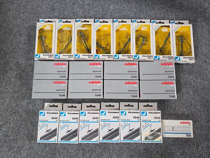 flikkermodule, seinen, magneetcontacten en Marklin afremmodu, Hobby en Vrije tijd, Modeltreinen | H0, Gebruikt, Overige typen