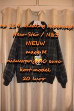 139. kleding herenvest , NIEUW , verzending inbegrepen, Nieuw, NEW STAR, Maat 48/50 (M), Zwart