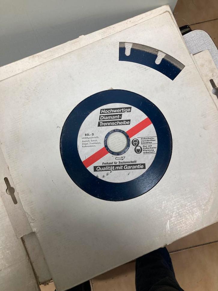 Lames diamantées pour pierre et béton, Bricolage & Construction, Outillage | Scies mécaniques, Neuf, Autres types, Enlèvement