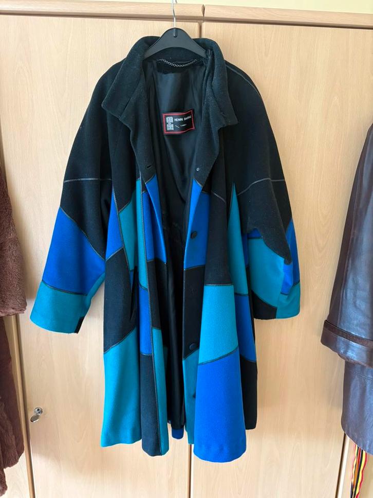 Mentaux en cahemire, Kleding | Dames, Jassen | Winter, Zo goed als nieuw, Blauw, Ophalen